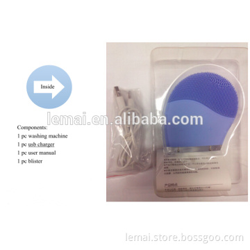 facial cleaning appliance for oily skin deep cleaning soft brush with vibrations